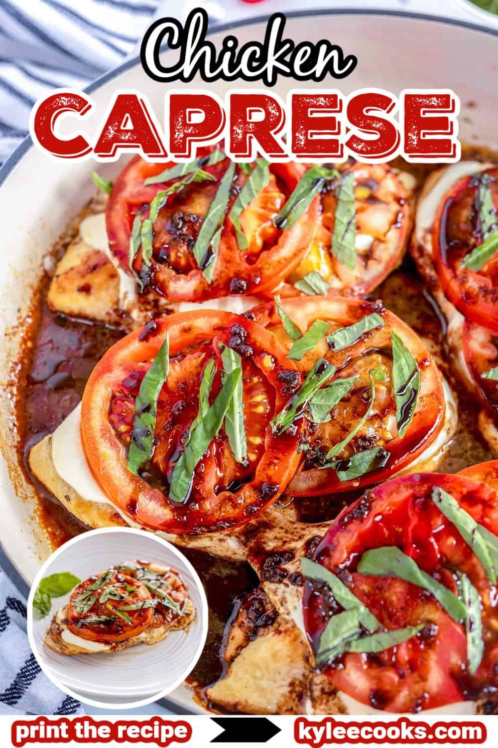 chicken caprese with text overlaid