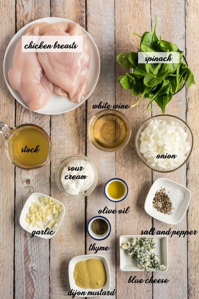 ingredients for chicken florentine