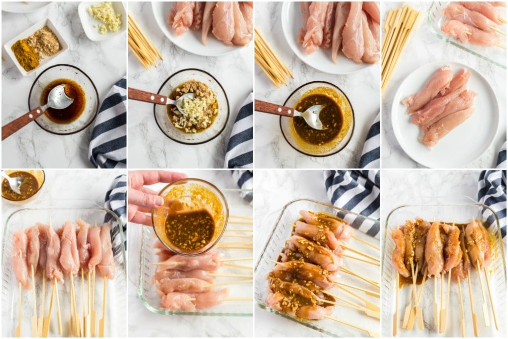 how to make chicken satay