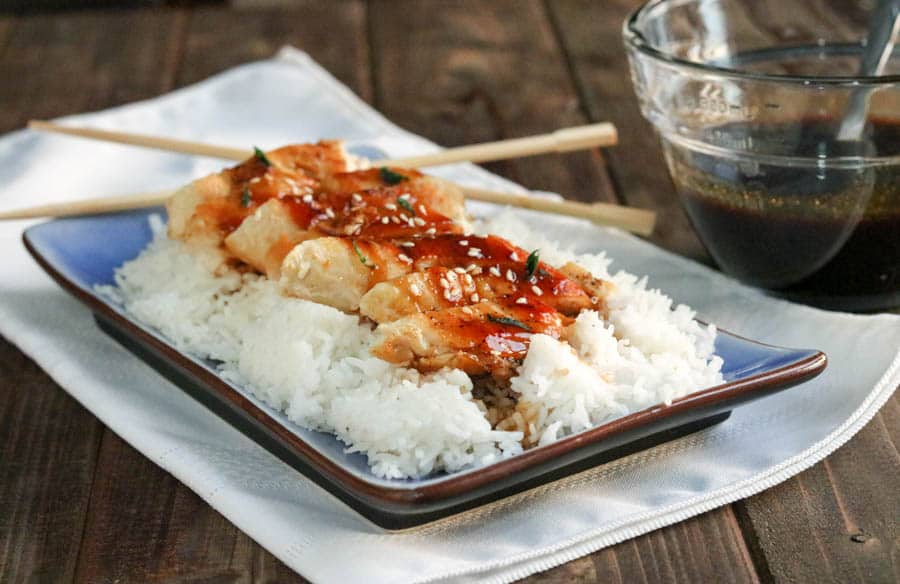 teriyaki chicken and rice