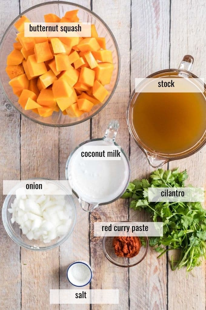 butternut soup ingredients